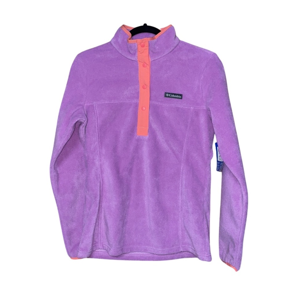 NWT Columbia Half Snap Pullover - Purple - Size XS
